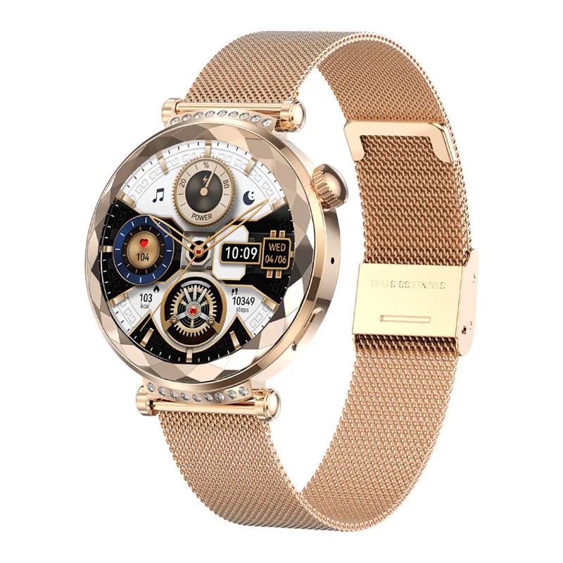 HK88 Smart Watch Women Luxury Ladies Smartwatches Bluetooth Call Digital Wrist Watches Fitness Bracelet Women's Wristwatch Clock