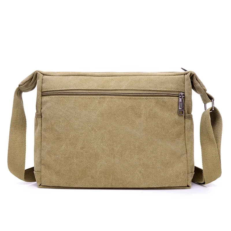 Laptop Briefcase Business Handbag for Men Large Capacity Messenger Shoulder Bag Canvas Tote Men's Briefcases Messenger Bags