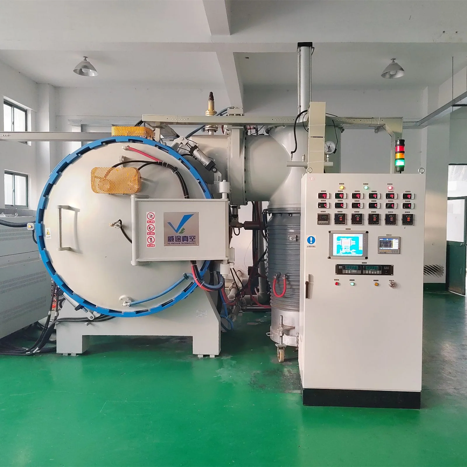 Vacuum Brazing Furnace for Carbide Tools, 1100°C, CE Certified, Programmable for Brazing & Stress Relieving Cycles