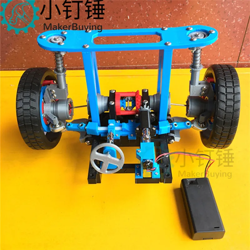 3D printing of mechanical structure models such as McPherson damping ball cage half axle for automobile steering differential