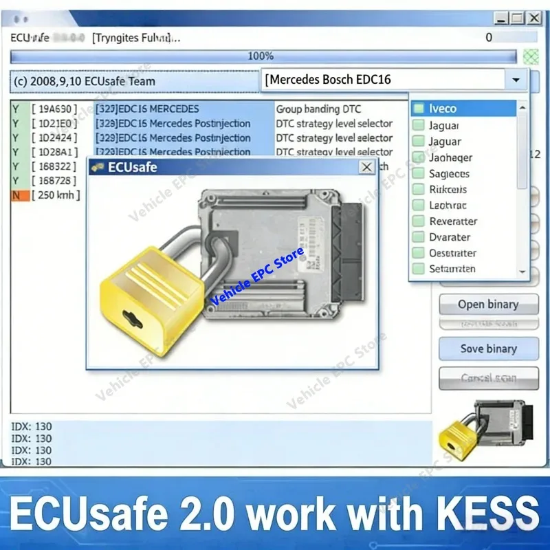 ECU Safe 2.0  2026 hot selling newest  ECUSafe 2.0 ECU ECM 2.0 Diagnostic Tool  Software For Car and Trucks  work with KESS