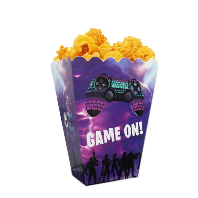 Jongens Favor Game Verjaardag Achtergrond Decoratie Kids Fortnitions Baby Douche Ballonnen Papier Servies Cartoon Alpaca Feestartikelen
