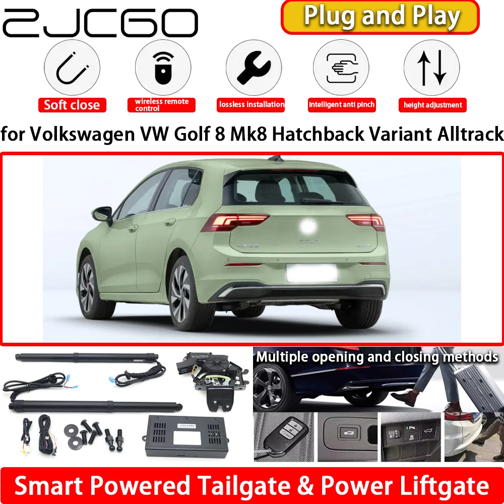 for Volkswagen VW Golf 8 Mk8 Hatchback Variant Alltrack Wagon Electric Powered Tailgate Power Liftgate Tail Gate Lift Kit System