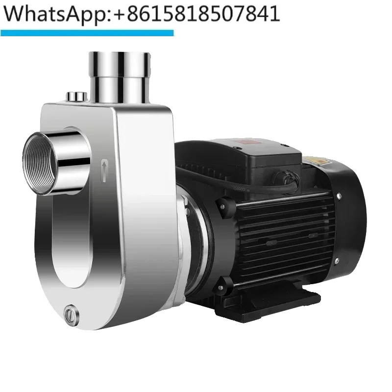 304 stainless steel self priming pump 316L chemical explosion-proof acid alkali corrosion resistant food grade pumping pump