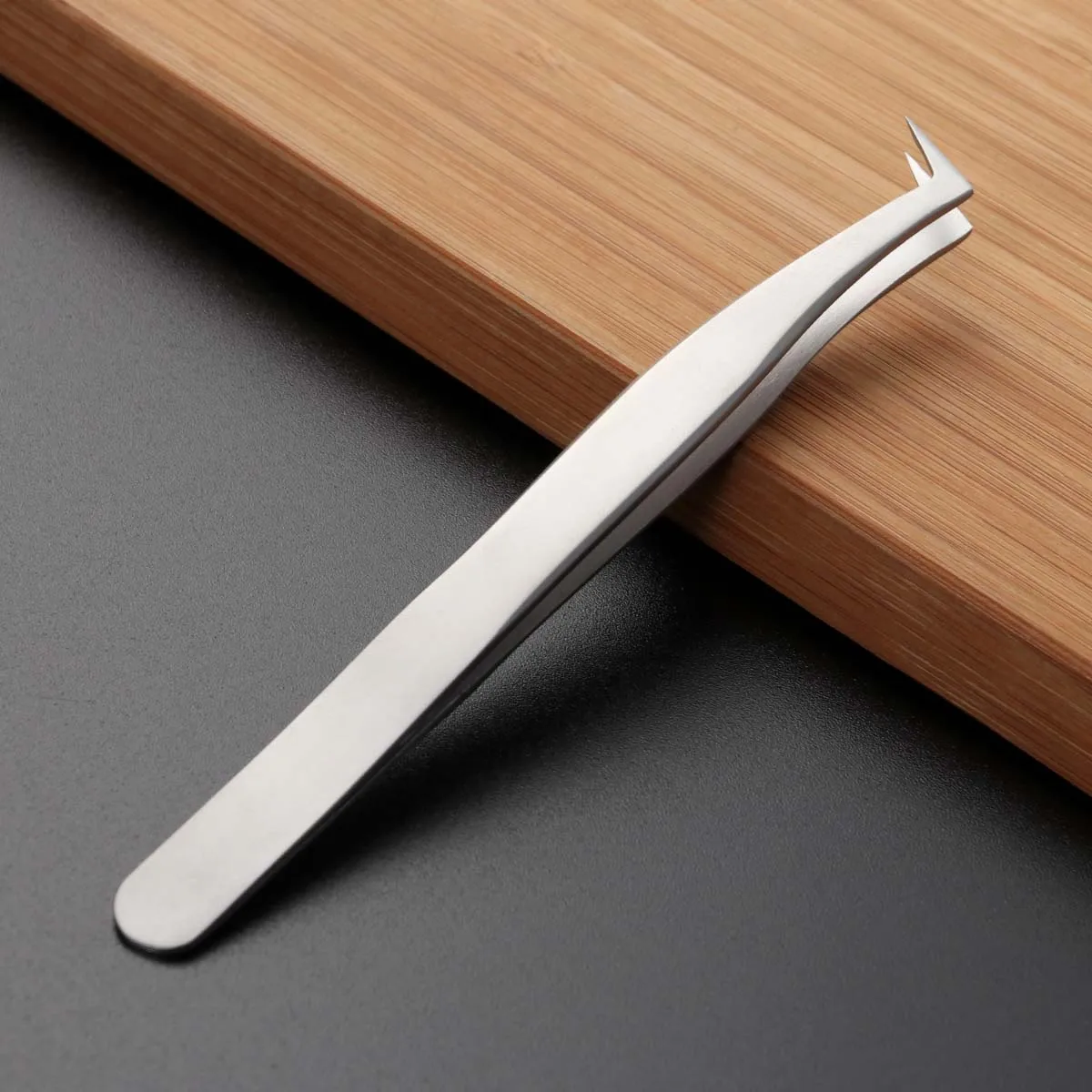 Stainless Steel Fake Eyelashes Tweezers 7 Shaped Clip High Precision Grafting Applicator for Eyelash Extension Makeup Tool Set