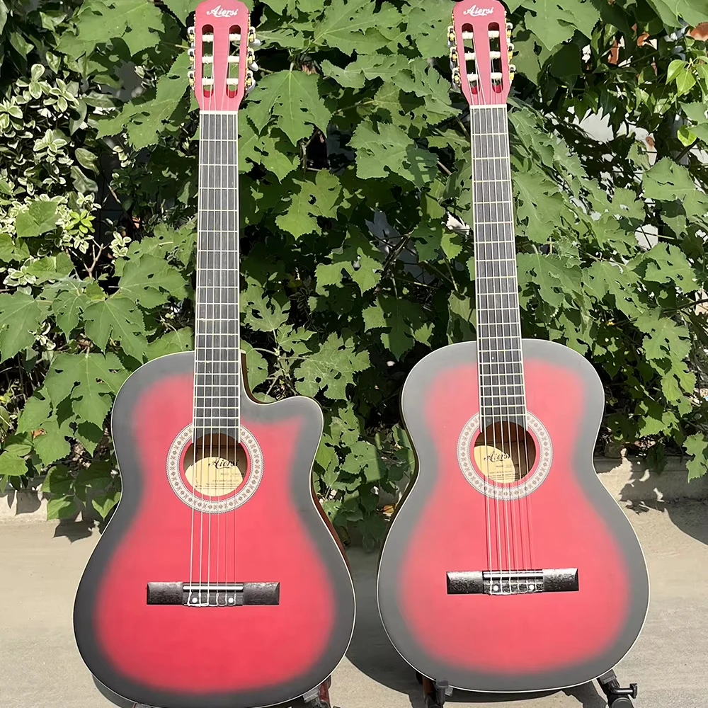 

34/36/ 39 Inch Classic Guitar Different Size Classical Linden Wood Glossy Matte Classical Guitar Wholesale OEM ODM