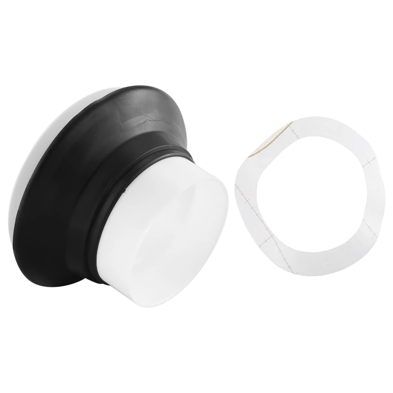 

Bass Drum Enhancer ABS Rubber Bass Drum Kick Enhancer With Black Port Hole Protector,Mic Hole Drum Head