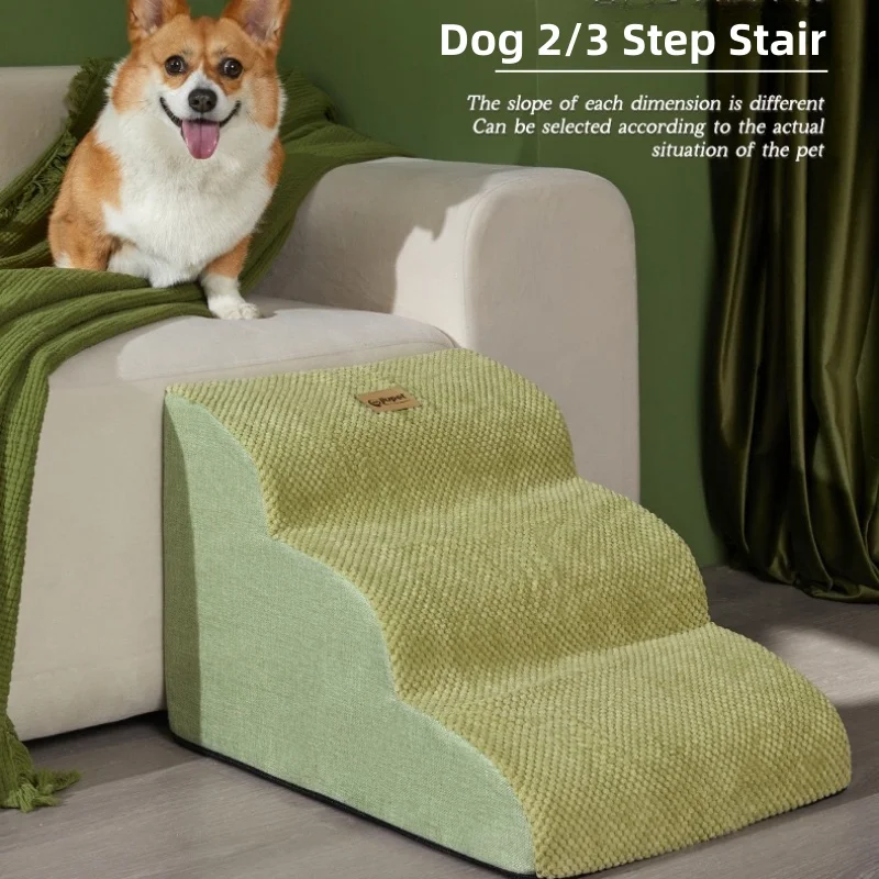 

Pet Sofa Stair Dog Stairs Pet 2/3 Steps Stairs for Small Dog Cat Pet Ramp Ladder Anti-slip Removable Dogs Bed Stairs Pet Supplie