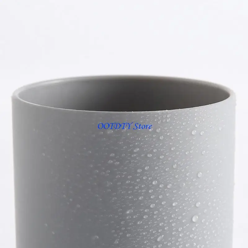 367A المواد البلاستيكية الحمام البهلوانات أكواب بالفرشاة أكواب المنزلية الحديثة الأنيقة غسول الفم أكواب لغرفة المعيشة الحمام