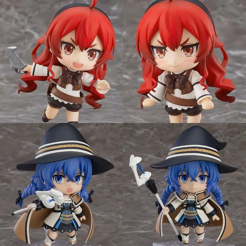 

New 10cm Gsc 1567# 1749# 1787# Roxy Migurdia Mushoku Tensei Dual Pack Change Face Articulated Decoration Pvc Model Toys