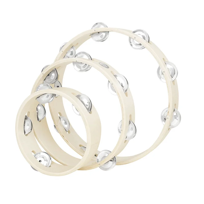 

X55A-3 упаковки деревянный бубен ручной металлический джингл ударные инструменты для церковного обучения