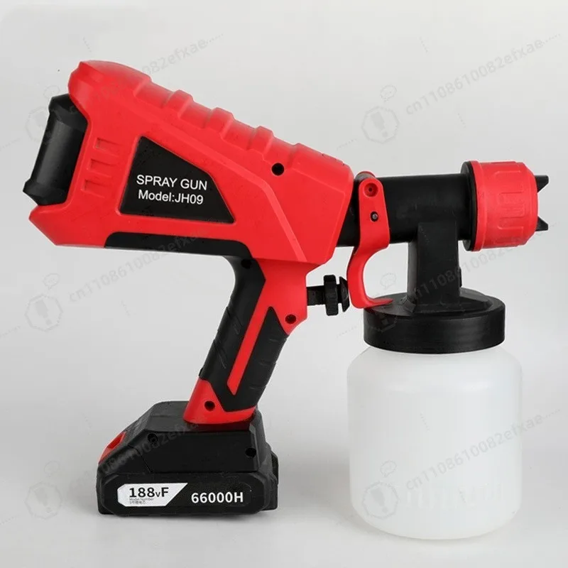 Rechargeable Handheld Spraying Machine, Cordless High Pressure Spray Gun, Multifunctional Tool for Disinfection and Paint Work