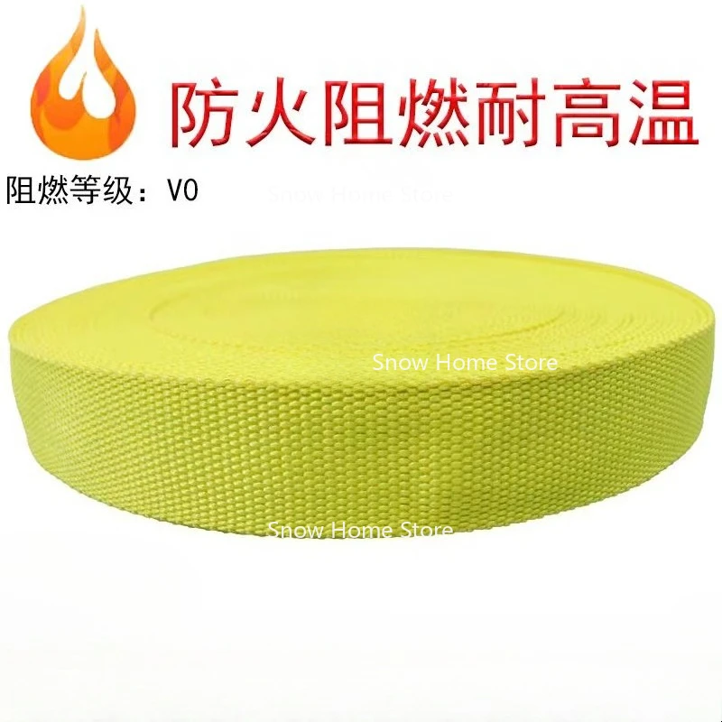 High Strength Aramid Fiber Tape Meta Aramid Fiber Woven Tape Fabric Belt, Kevlar Fireproof Textile Resistant To High  and Wear
