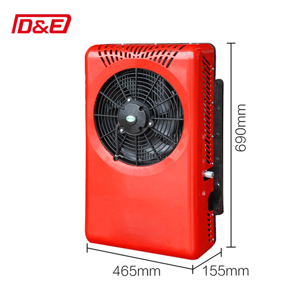 Steel AC Split Unit New Arrival 12V DC Electric Air Conditioner For Cars Trucks Buses Boats 24V 800W Power R-134a