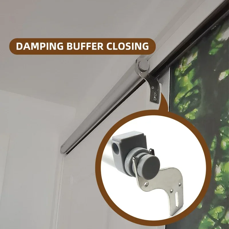 Suitable For Door Width 750-1300mm,Buffer Closing Device,Automatic Door Closers For Sliding Doors,Balcony Kitchen Sliding Door