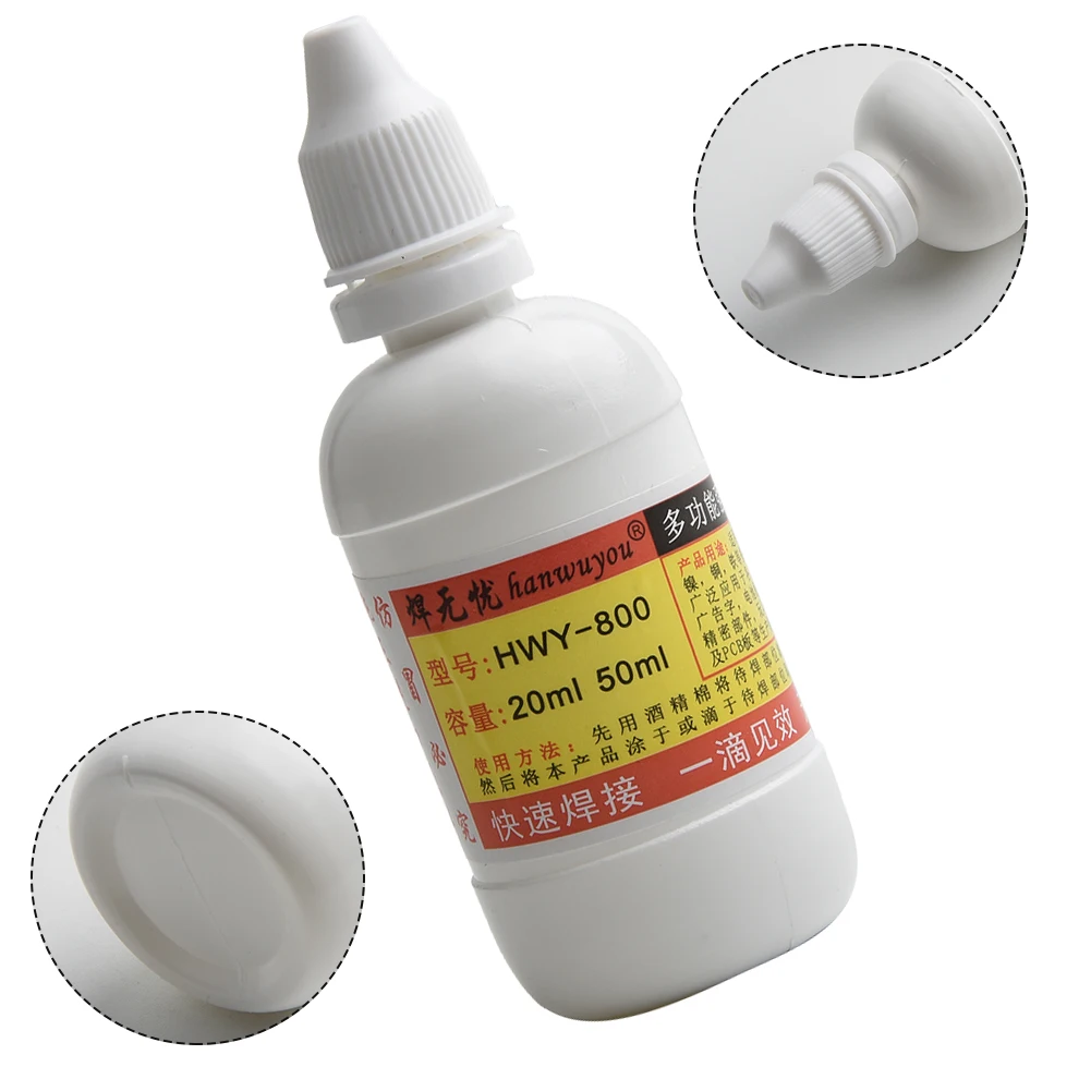 

Industrial New Portable Soldering Flux 50ML Tool 1pc Liquid Nickel Solder Accessories Copper Equipment Stainless Steel