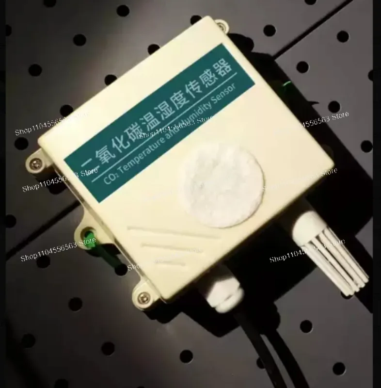 4-in-1 RS485 Remote Monitoring Greenhouse CO2 Temp Humidity Light Sensor Air Gas Transmitter