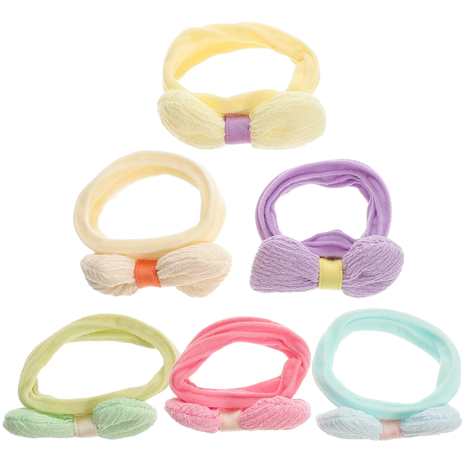 

Girls Bow Tie Head Band Hair Ties Braid Baby Ponytail Holders Little Accessories