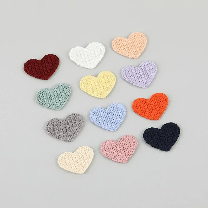 50 Stuks Love Diy Heart Geborduurde Stof Stickers Accessoires Oorbellen Tassen Schoenen Decoraties Patches Kleding Accessoires