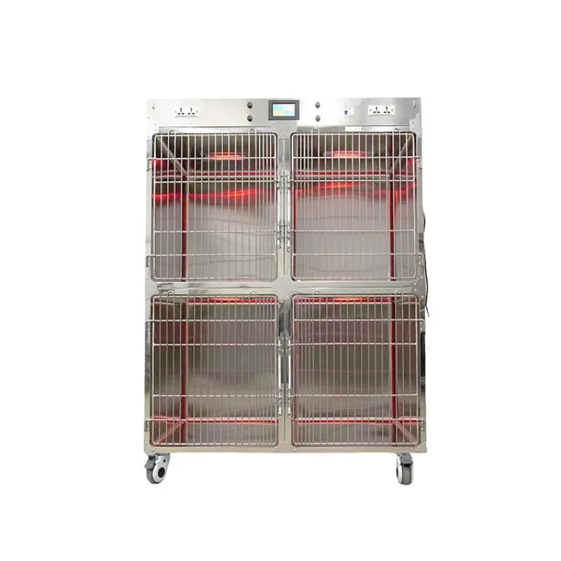 

Veterinary 304 Stainless Steel Infrared Warm Cat Cage Dog Cage for Veterinary Clinic Animal Hospital