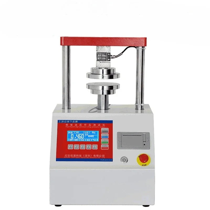 Corrugated cardboard ring edge pressing strength tester