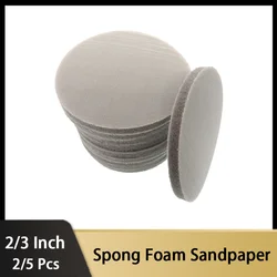 Spong Foam Sandpaper 3 inch 75mm 2 inch 50mm Wet Dry Sanding Disc 320-8000 Grit Polishing Buffer Sanding Paper for Abrasive Tool