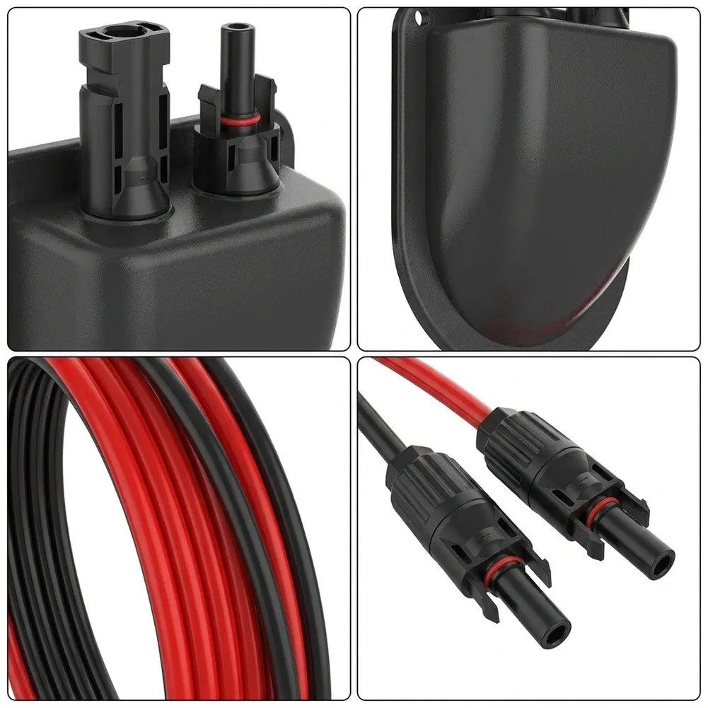 Photovoltaic Red-Black Extension Cable Photovoltaic Extension Cable For Connecting Photovoltaic Panels To Inverters Batteries