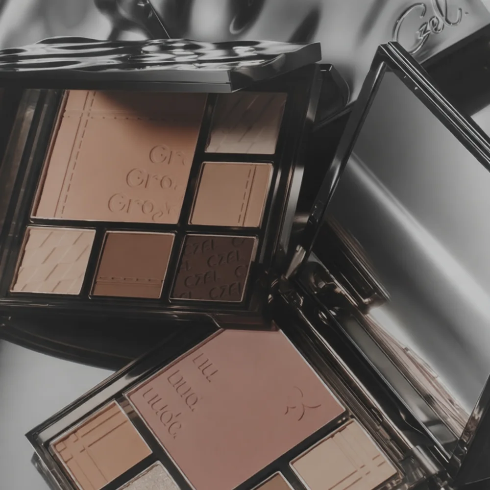 Eyeshadow Palette Matte Blush Contour Highlighter Compact Makeup Set Natural Daily Look Effortless Blending Face Beauty