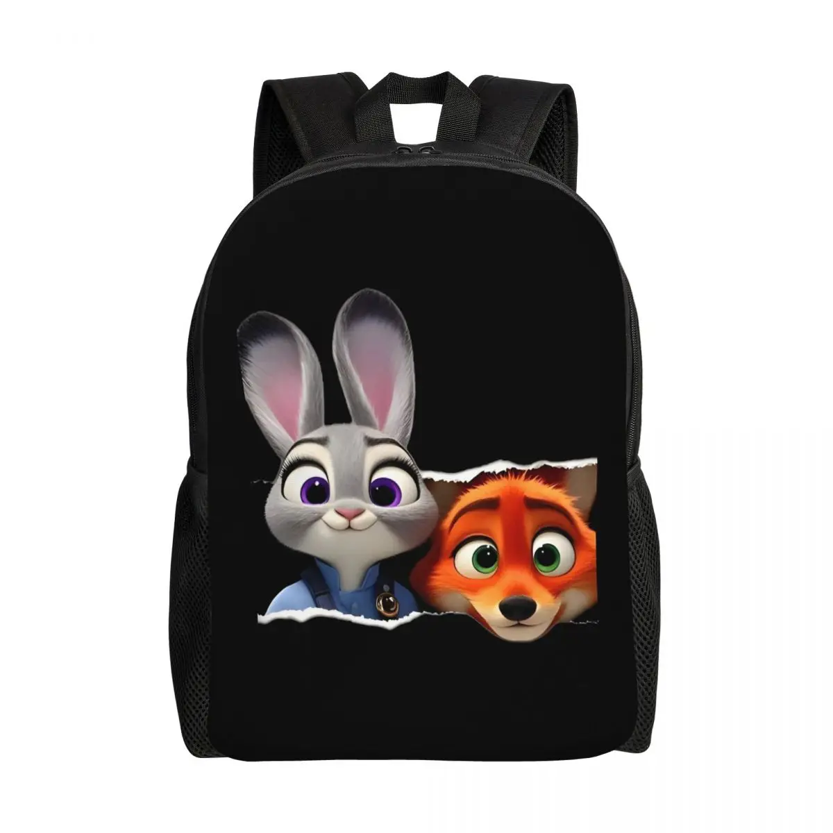 

Пользовательские рюкзаки Zootopia для мужчин и женщин, водонепроницаемые школьные сумки для зоопарков, сумки для книг с принтом