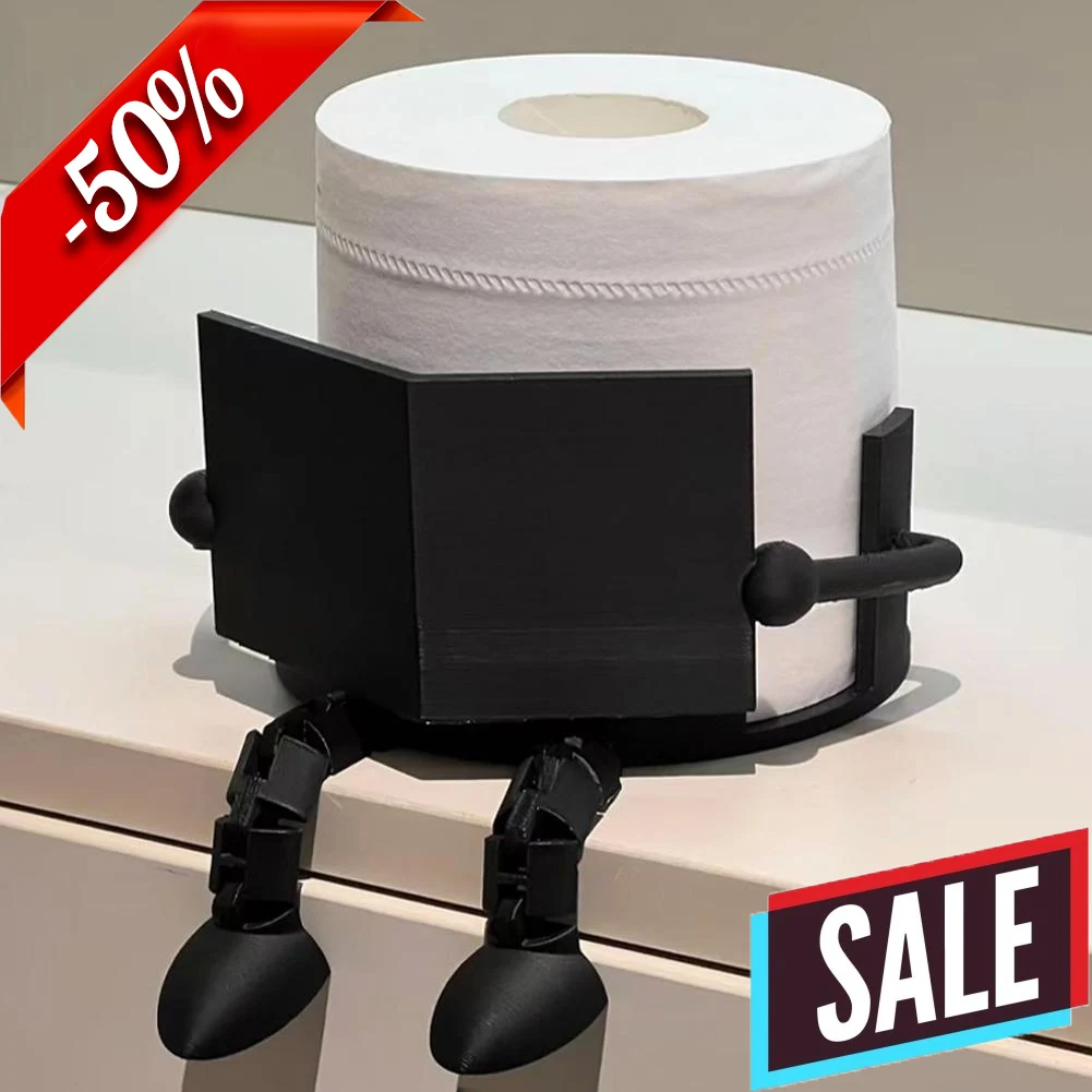 Lustiger Toilettenpapierhalter, Kreativer Cartoon-Toilettenpapierhalter, Urkomische Aufbewahrung für Toilettenpapierrollen