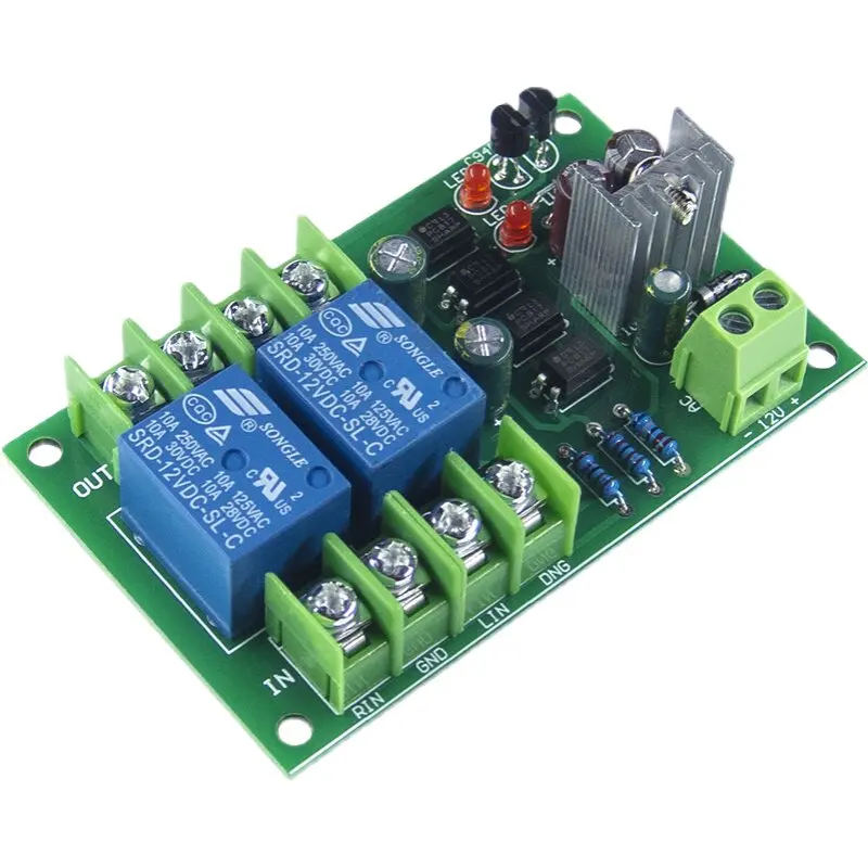BTL/Digital/Dual Power Amplifier, Speaker Delay Sound Protection Circuit Board, Finished Board