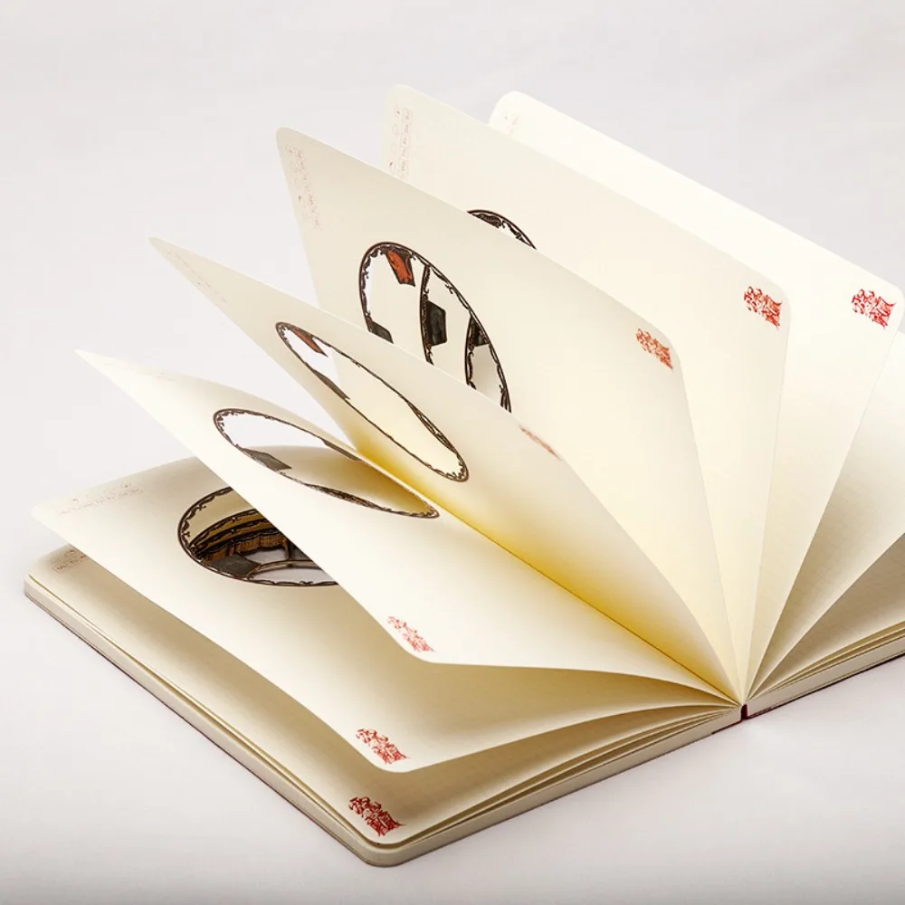 Комплект блокнота 3D всплывающий блокнот с резьбой по бумаге и штампами в журнале для ежедневного использования, запись воспоминаний