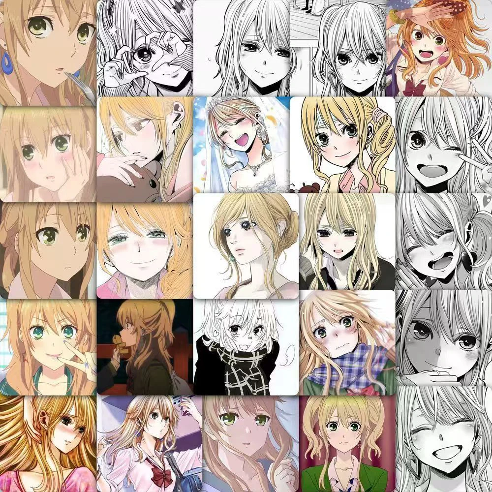 

10/30/59pcs Kawaii Aihara Yuzu Stickers Girls Citrus Anime Sticker Decoration Laptop Scrapbooking Phone Luggage Characters Decal