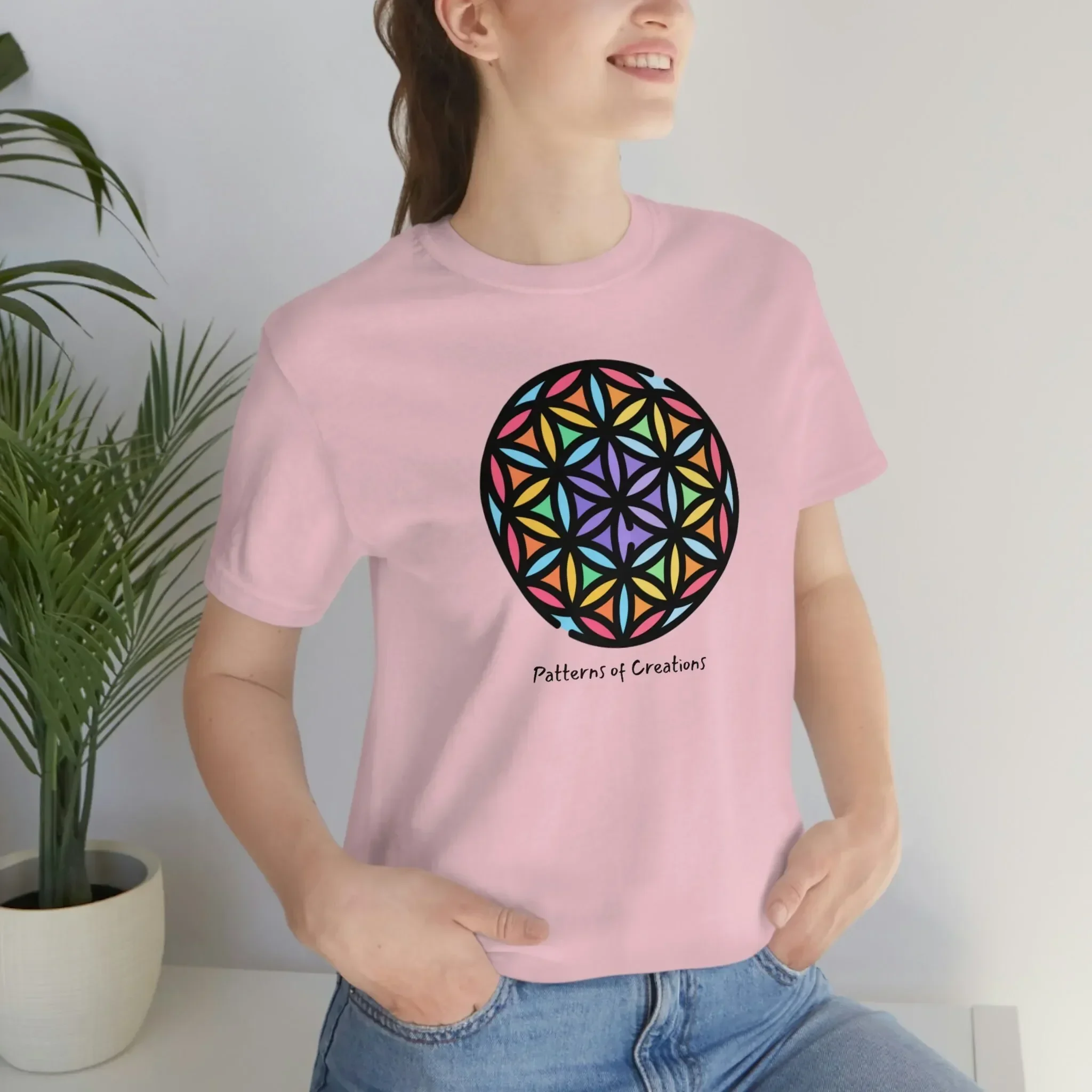 T-shirt Fleur de Vie, méditation, yoga, Yogi, pleine conscience