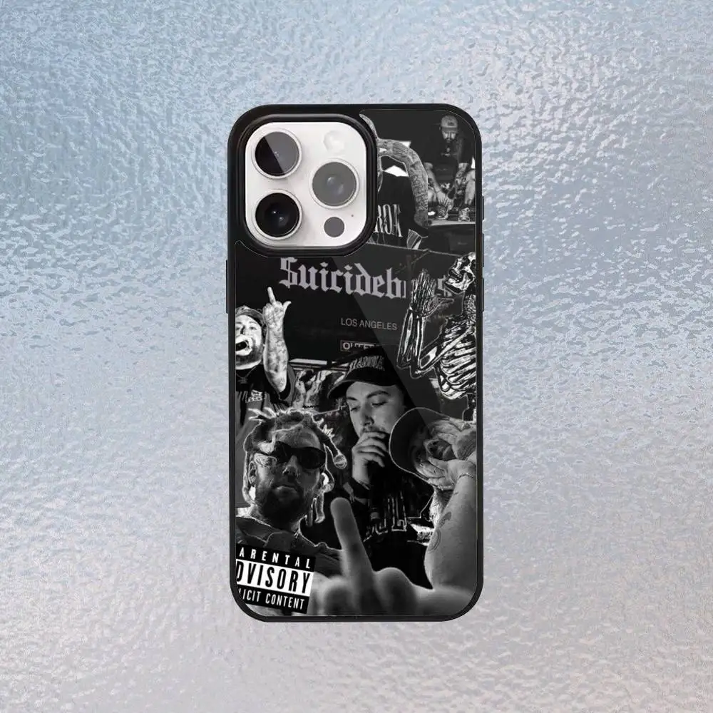 Etui na telefon $uicideBoy$ Suicideboys do iPhone'a 17, 16, 15, 14, 13, 12, 11 Plus, Pro Max z magnetycznym Magsafe i bezprzewodowym ładowaniem