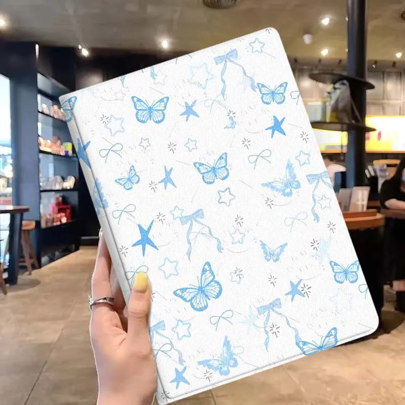 Blue Star Flower For Lenovo Xiaoxin Pad Pro Tab P12 P11 11 11.2 11.5 10.6 inch K10 M10 Plus Tablet Case Soft