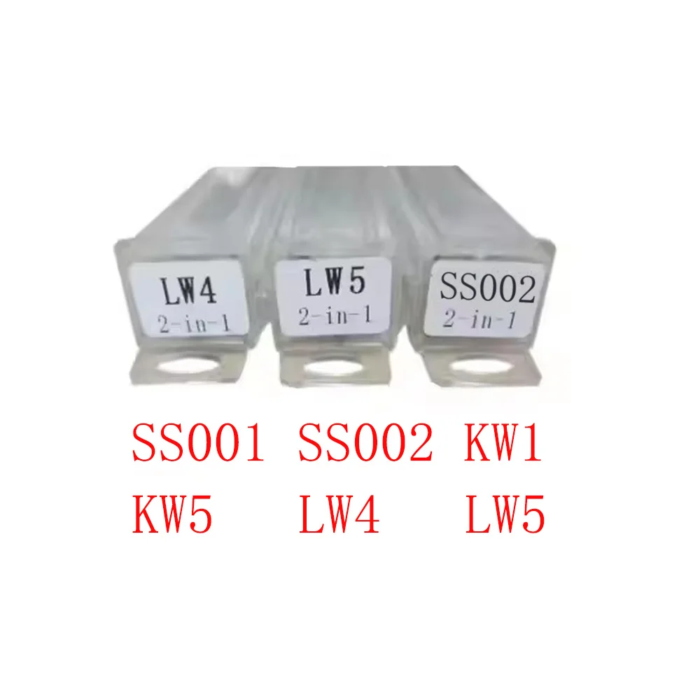 Discount Lishi 2 in 1 SS001 SS002 LW4 LW5 KW1 KW5 Pick and Decoder Locksmith Tools for Home Door Civil Locks view 2