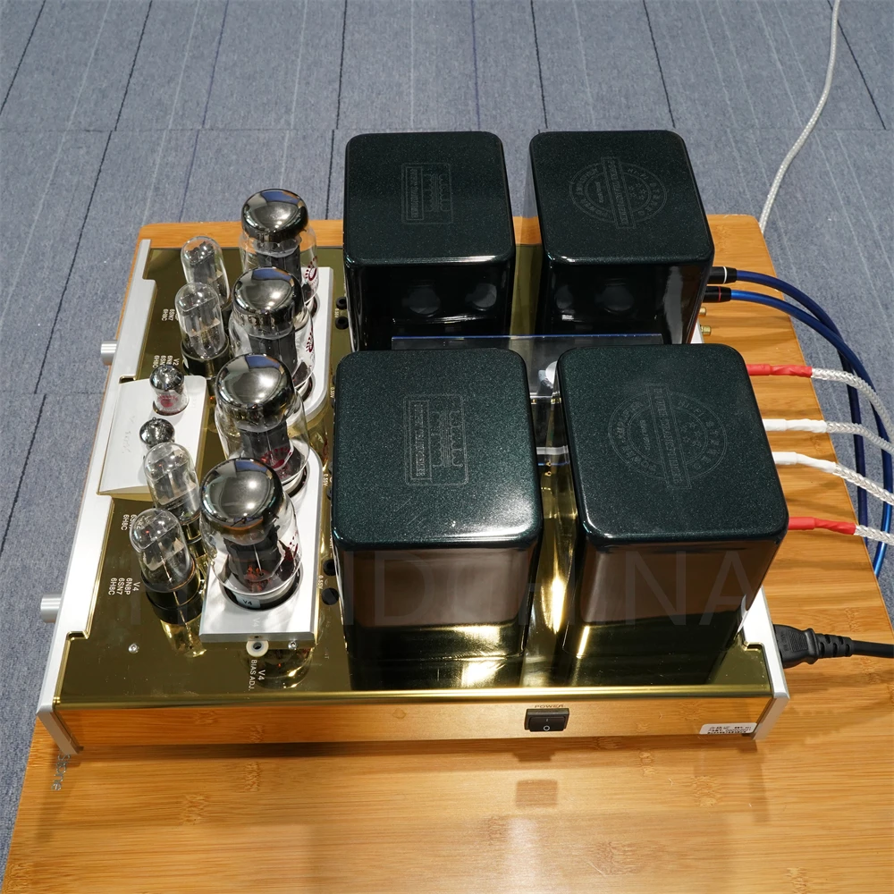 Yaqin MC-100B Vacuum Tube Amplifier Pure Power Triode/Ultra EL34*4 30W*2/60W*2 6N6 12AU7B