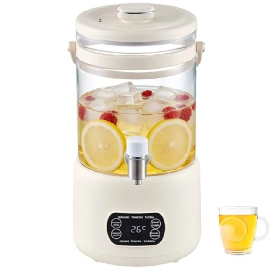 

Многофункциональный электрический чайник объемом 3 литра с фильтром для заваривания чая, ферментированных напитков и приготовления фруктовых напитков.