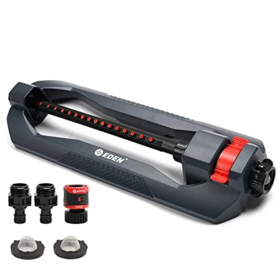 96213 Lawn Garden Essential Oscillating Sprinkler Water Sprinkler for Yard Covers up to 3 600 sq. ft. with Heavy Weight Base fo