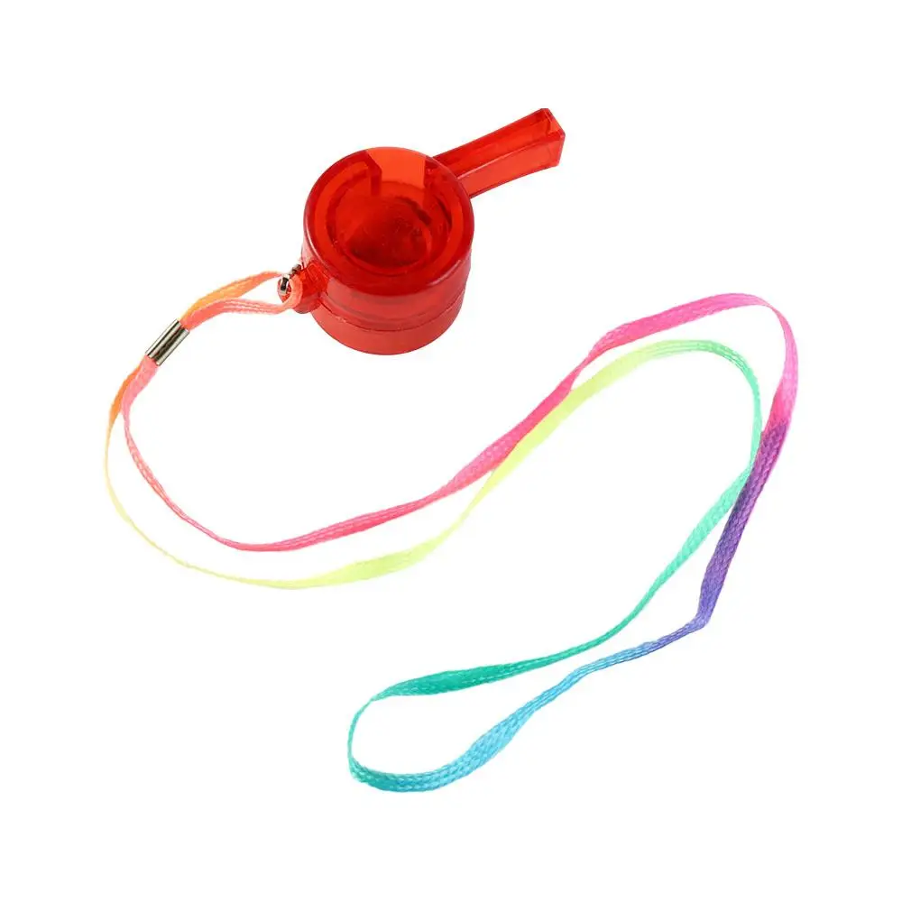 

Dark Kids Children with Lanyard LED Flashing Whistle Flashing LED Whistle LED Light Up Whistle Glowing Colorful Pendant Whistle