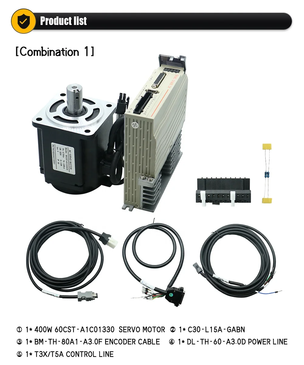 Kit de Motor Servo AC de 60mm  - Servo Kit avaliação e preço