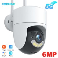 6MP Tuya Camera WiFi Smart Home Security Protection PTZ IP Camera AI Tracking CCTV Cam 5G WiFi Surveillance Cameras Alexa Google