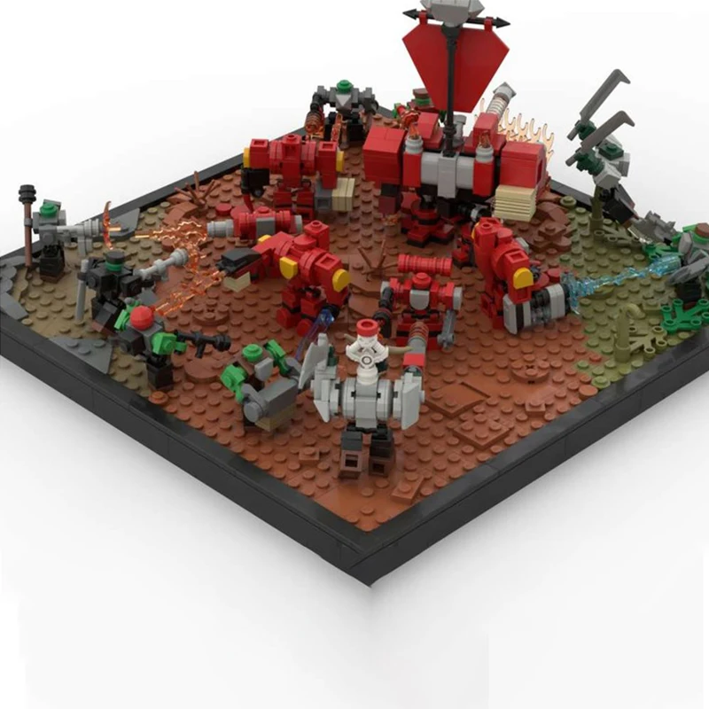 

1271pcs MOC diorama Gothic Sci-Fi Universe Building Blocks Christmas Gift asy-to-Start Beginner Friendly Kit