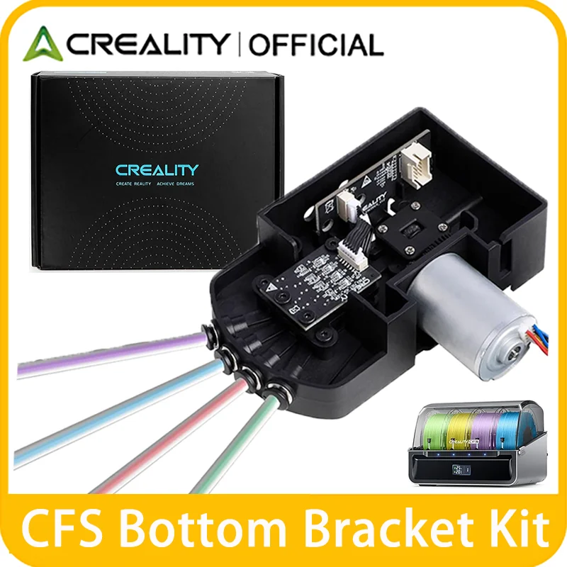 

Комплект нижнего кронштейна Creality CFS, комплект пятиходового двигателя_безщеточный двигатель_0,35A_24V_L11_плоский вал_1 для деталей 3D-принтера K2 Plus CFS