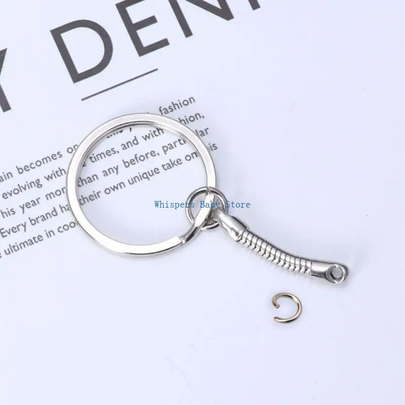 

U90E Set of 10 Chains Snake Chain with End and Jump Ring Chain Jewelry