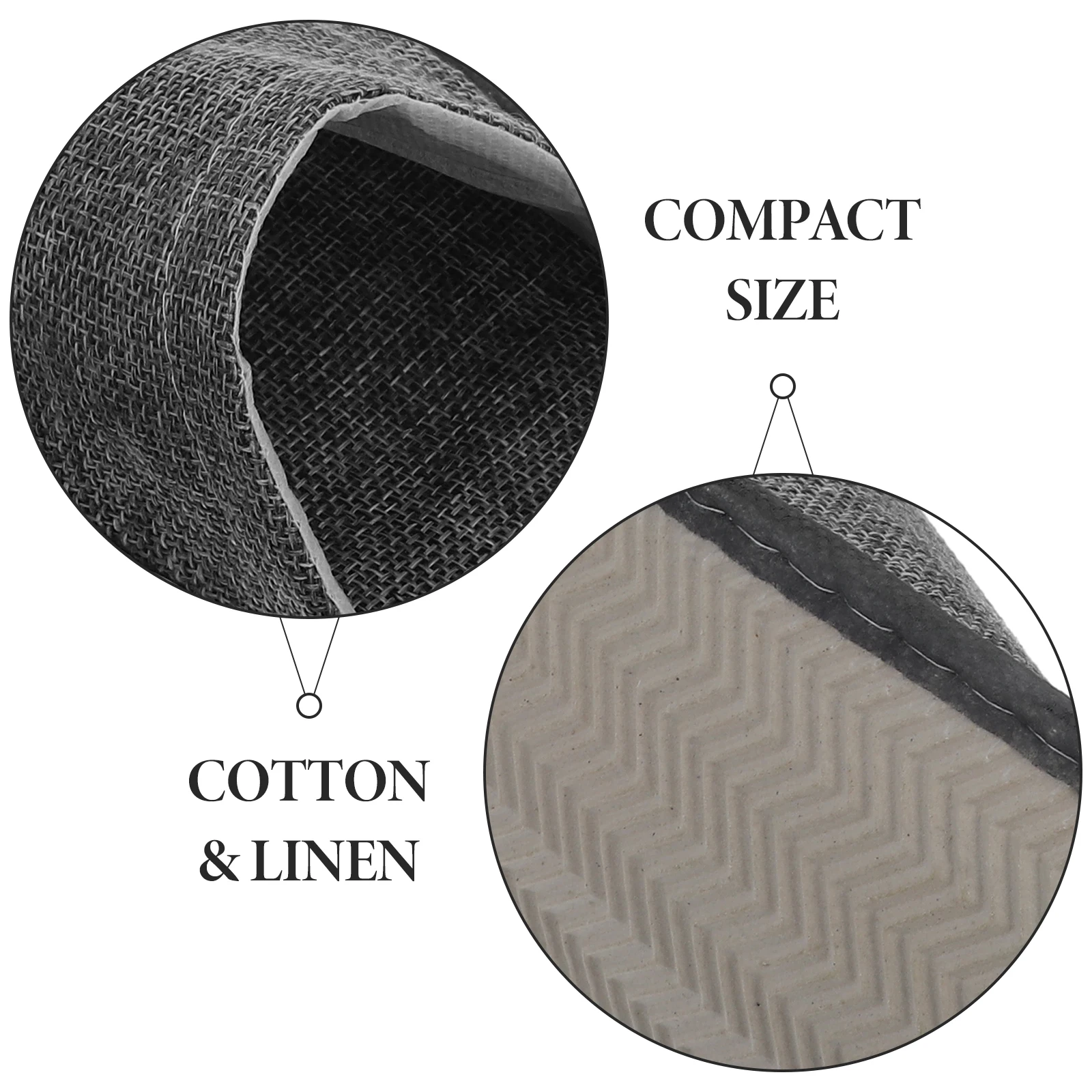 10 أزواج من شباشب قابلة للطي غير قابلة للانزلاق للمنزل والفندق والمنتجعات الصحية والسفر والضيوف من القطن والكتان خفيفة الوزن للاستعمال مرة واحدة وتصميم نظيف