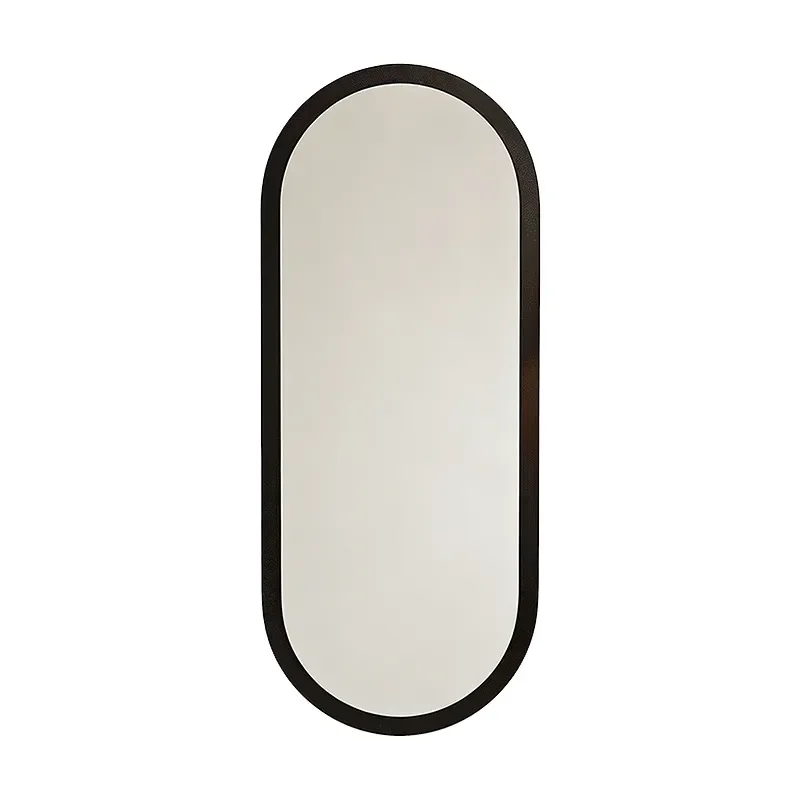 Medieval Wall Mounted Full Length Mirror Self Adhesive Irregular Shape Bedroom Entryway Home Decor Simple Design