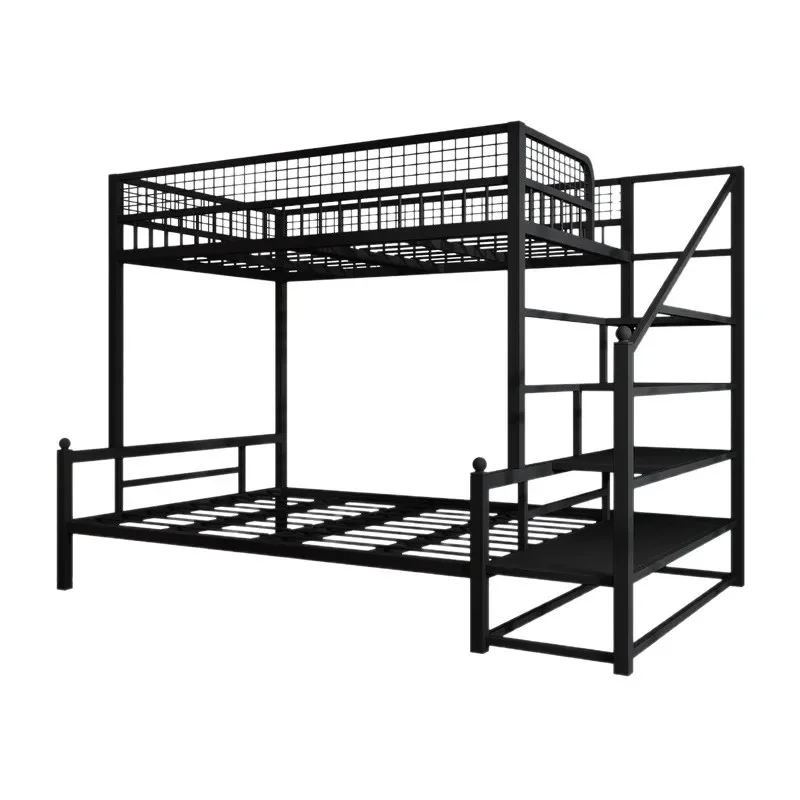 

E-sports room bunk bed hotel double mother and child bed hotel home bunk iron frame bed