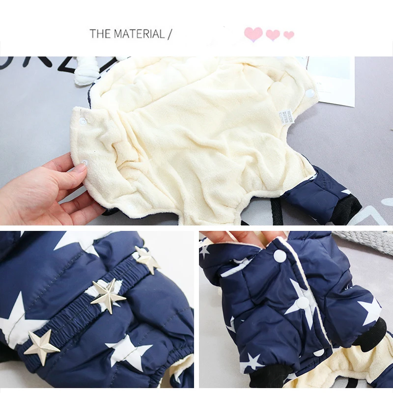 All Stars Winter Warm Dog Clothes waterproof pet coat jacket Chihuahua Yorkshire clothes For dogs
